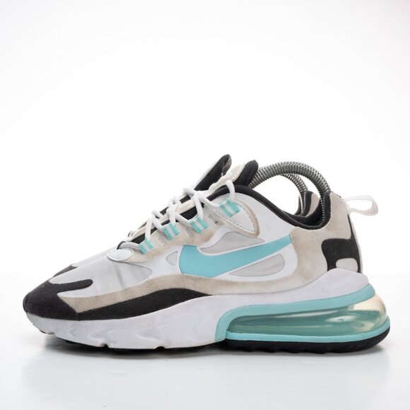 NIKE Air Max 270 React Photon Dust Aurora Green Black women's size 6.5 - Picture 5 of 11